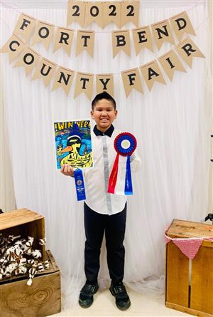 Royce Best of Show Art Winner Fort Bend County Fair 2022
